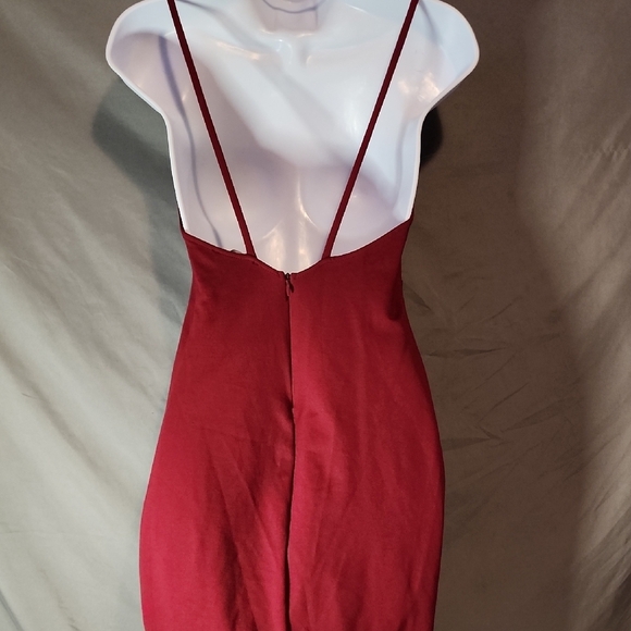 Lulu's Chic Backless Red Dress - Picture 3 of 6